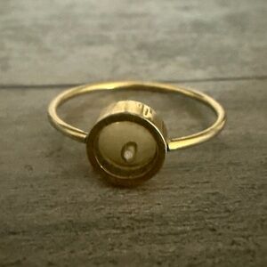 Gold mustard seed ring